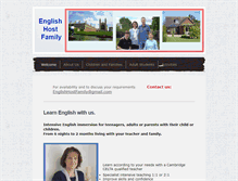 Tablet Screenshot of englishhostfamily.com